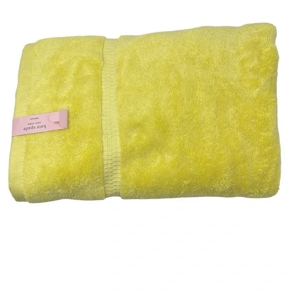 Kate Spade Goldfinch yellow Bath Towel NWT - Picture 4 of 6